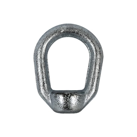 Aztec Lifting Hardware Round Eye Nut, 3/8"-16 Thread Size, 5/16 in Thread Lg, Carbon Steel, Zinc Clear Trivalent ENS038-ZP